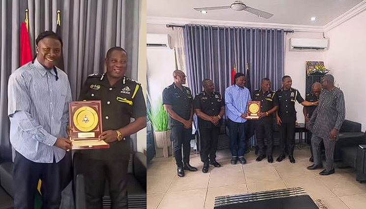 IGP honors Stonebwoy with Ghana Police Badge of Service